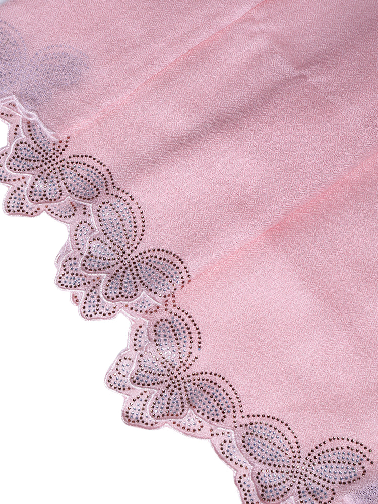 Fashion Styleable Pink Dot Tuxedo Shawl for Easy Weddings