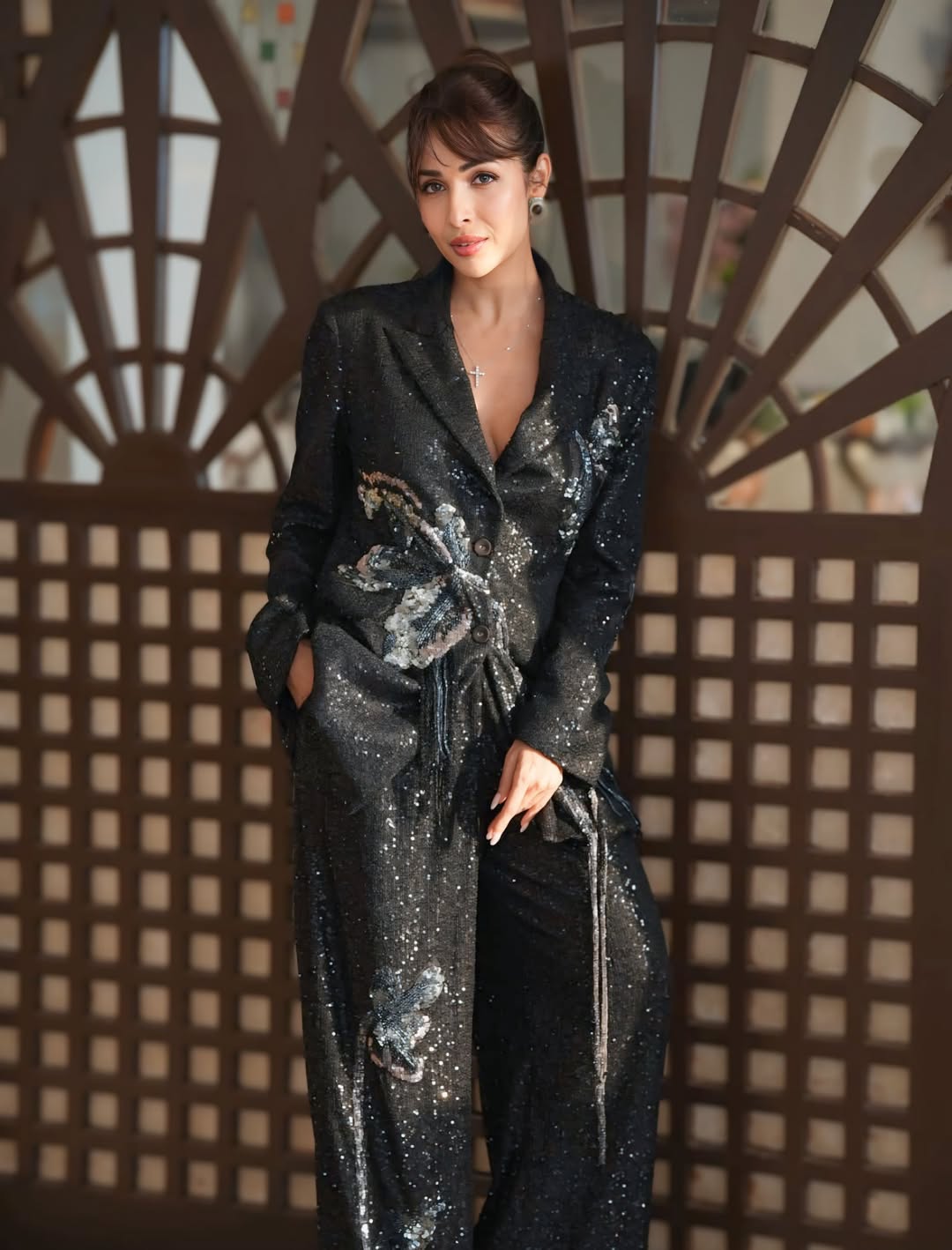 Malaika Arora Styled Modarta Statement Earrings Luxury Party Jewelry Collection