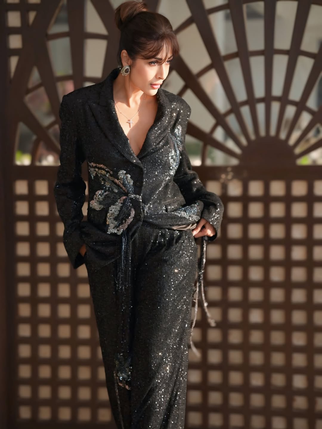 Malaika Arora Styled Modarta Statement Earrings Luxury Party Jewelry Collection