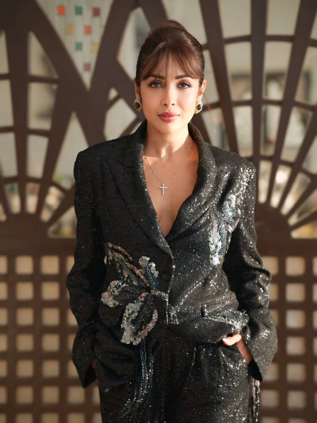 Malaika Arora Styled Modarta Statement Earrings Luxury Party Jewelry Collection