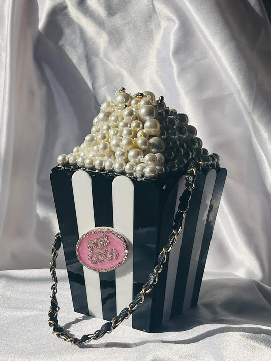 Popcorn Clutch – Statement Bag, Small Handbags for Women