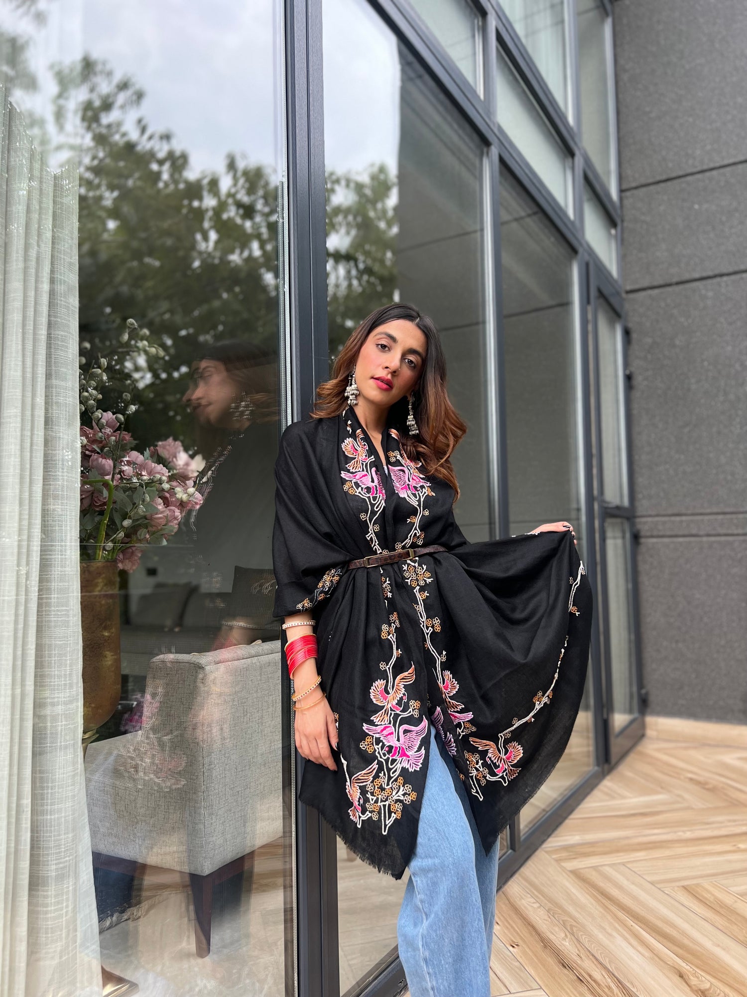 shawls for black dresses Silk Shawl Women's Shawls And Dress Wraps Black Shawl Wrap Womens Dressy Shawls Evening Silky Shawl Dress