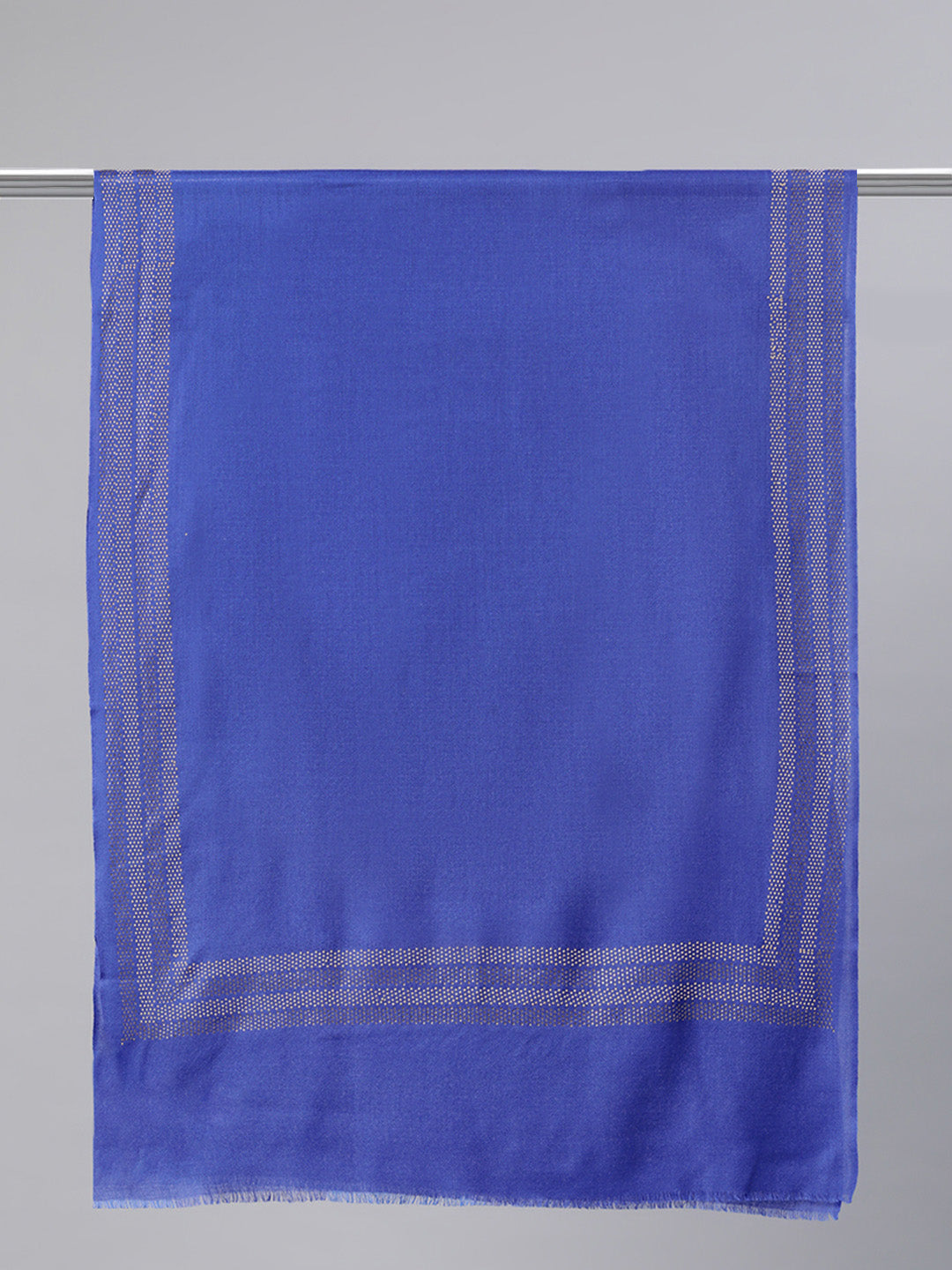 Blue Shawl Online with swarosvki border