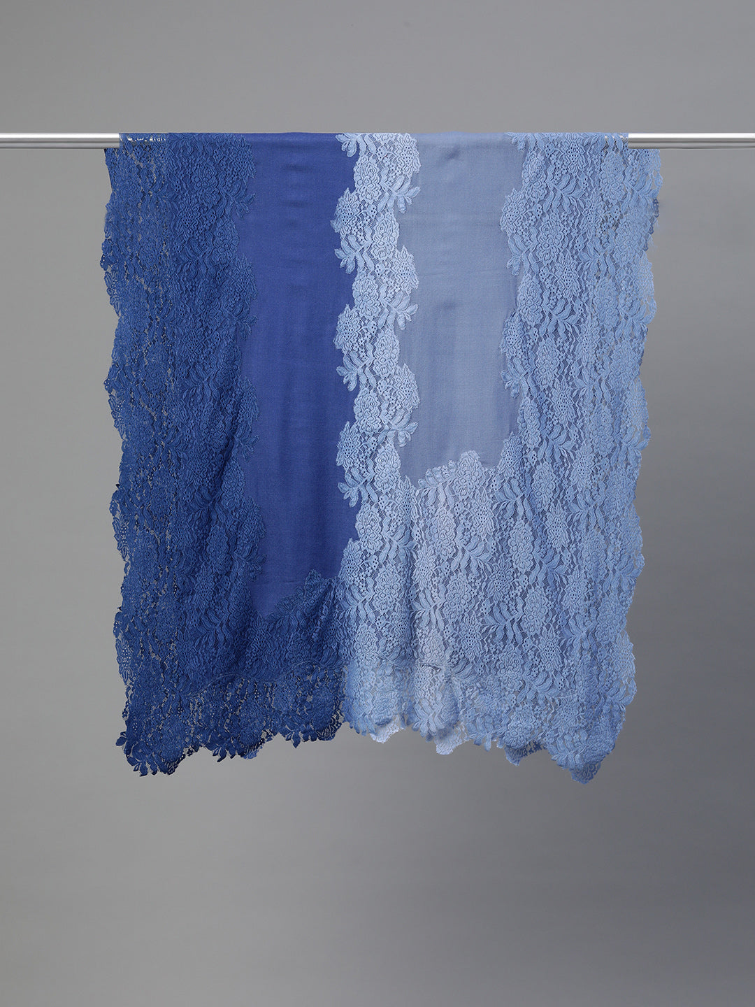shawls online, ombre, blue shawls 