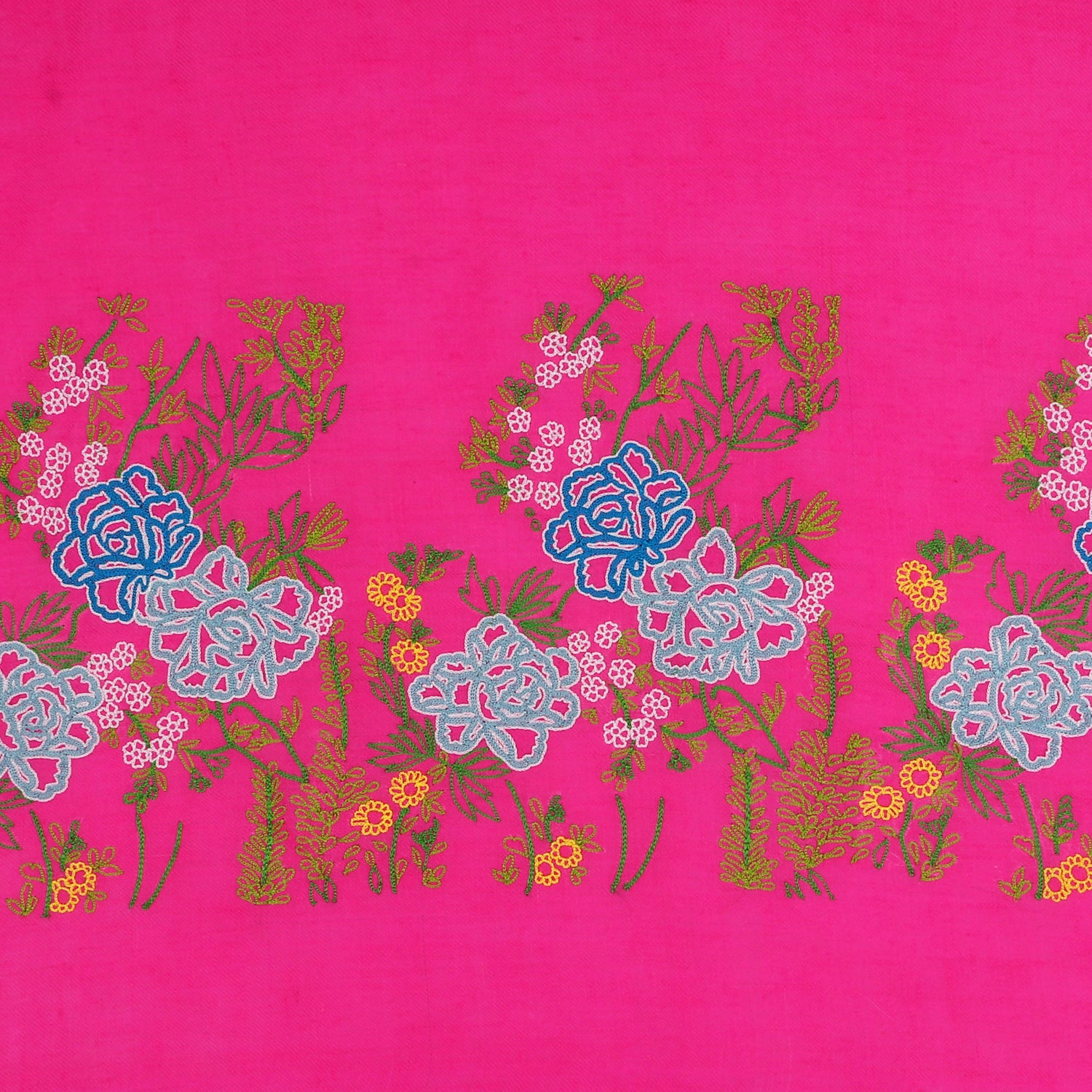 pink shawl online, hand embroidered pashmina online 
