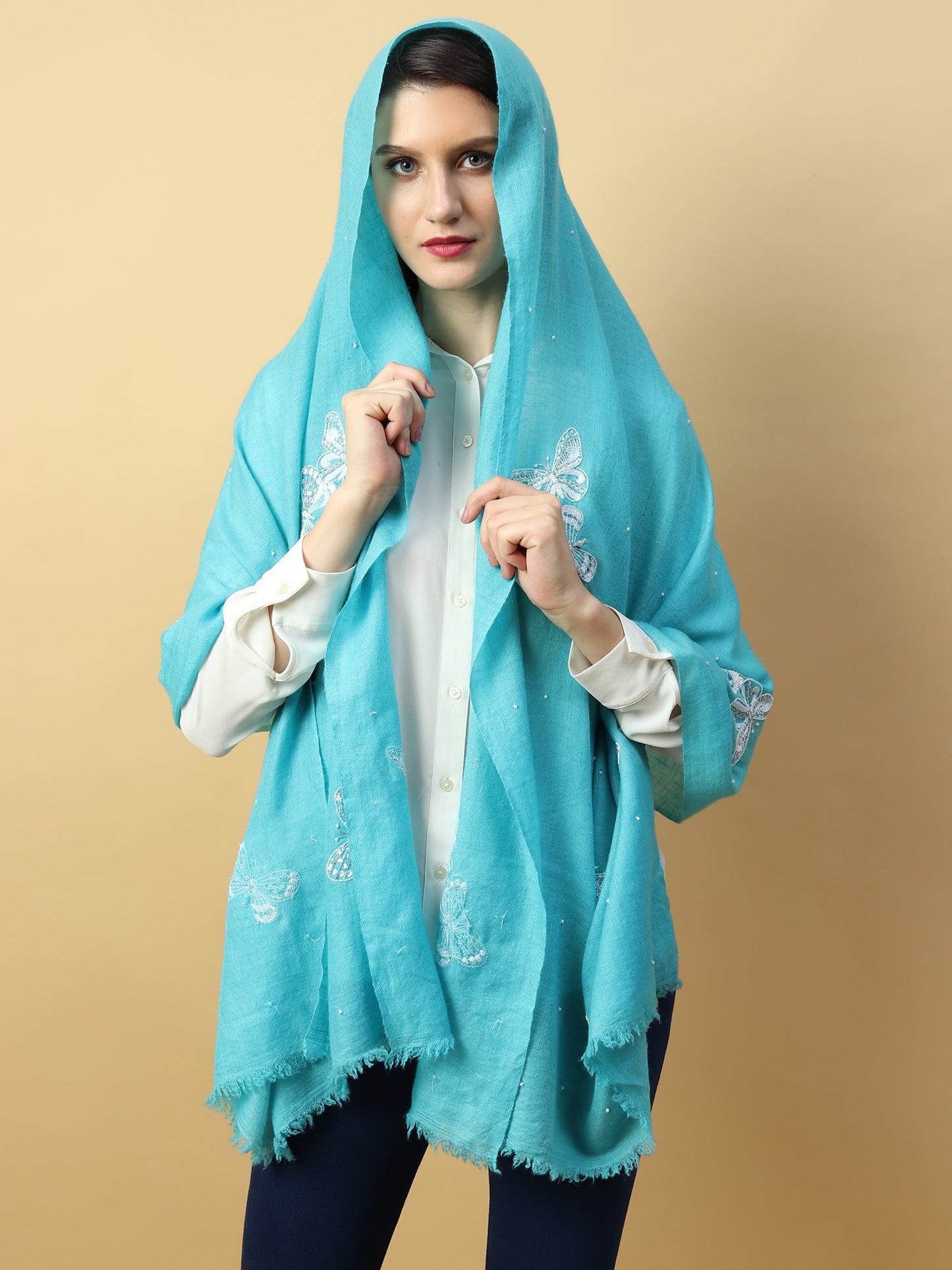 pure pashmina shawls from kashmir, kashmiri shawls online 