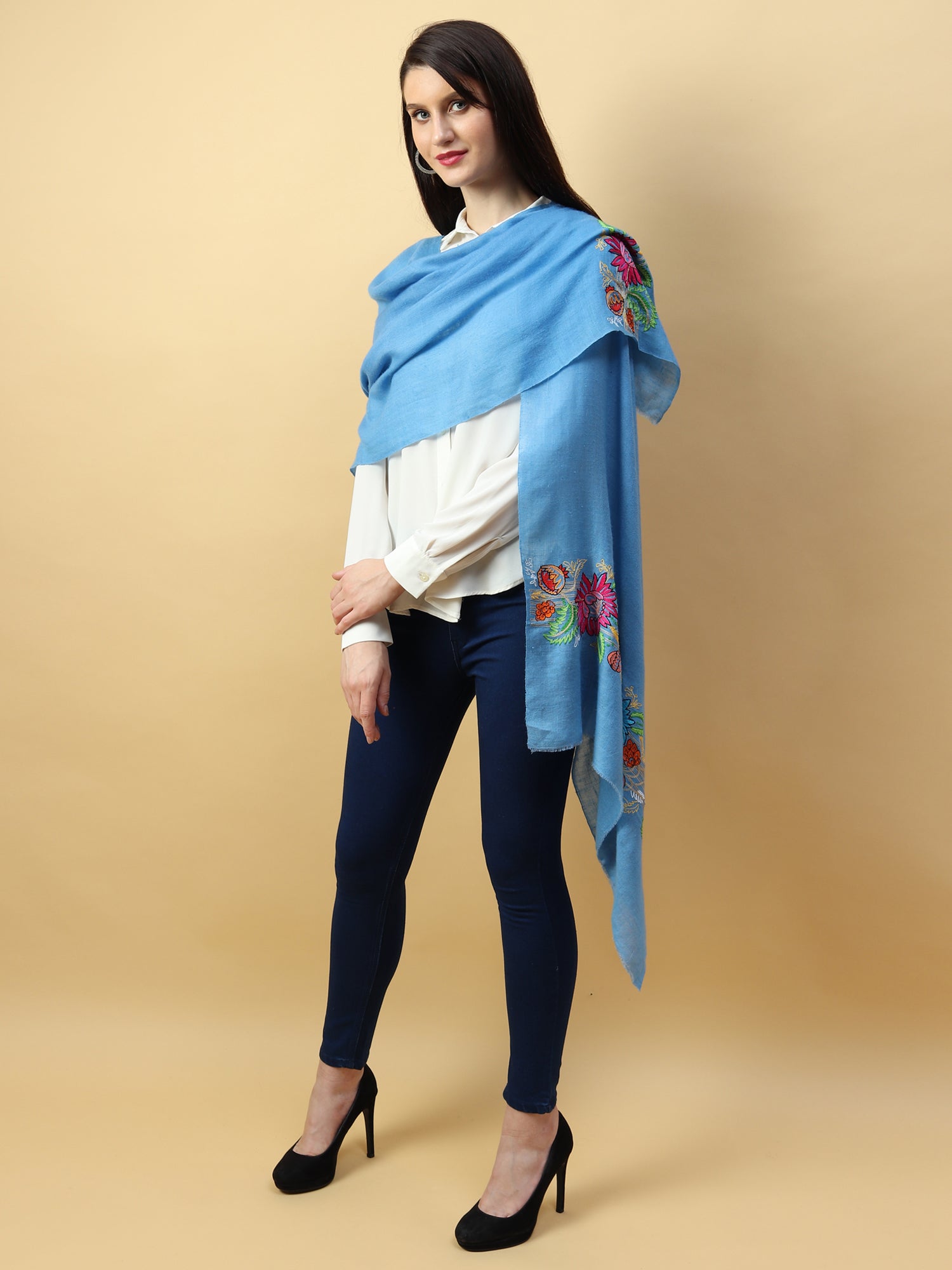 modarta shawl, pure pashmina shawl online 