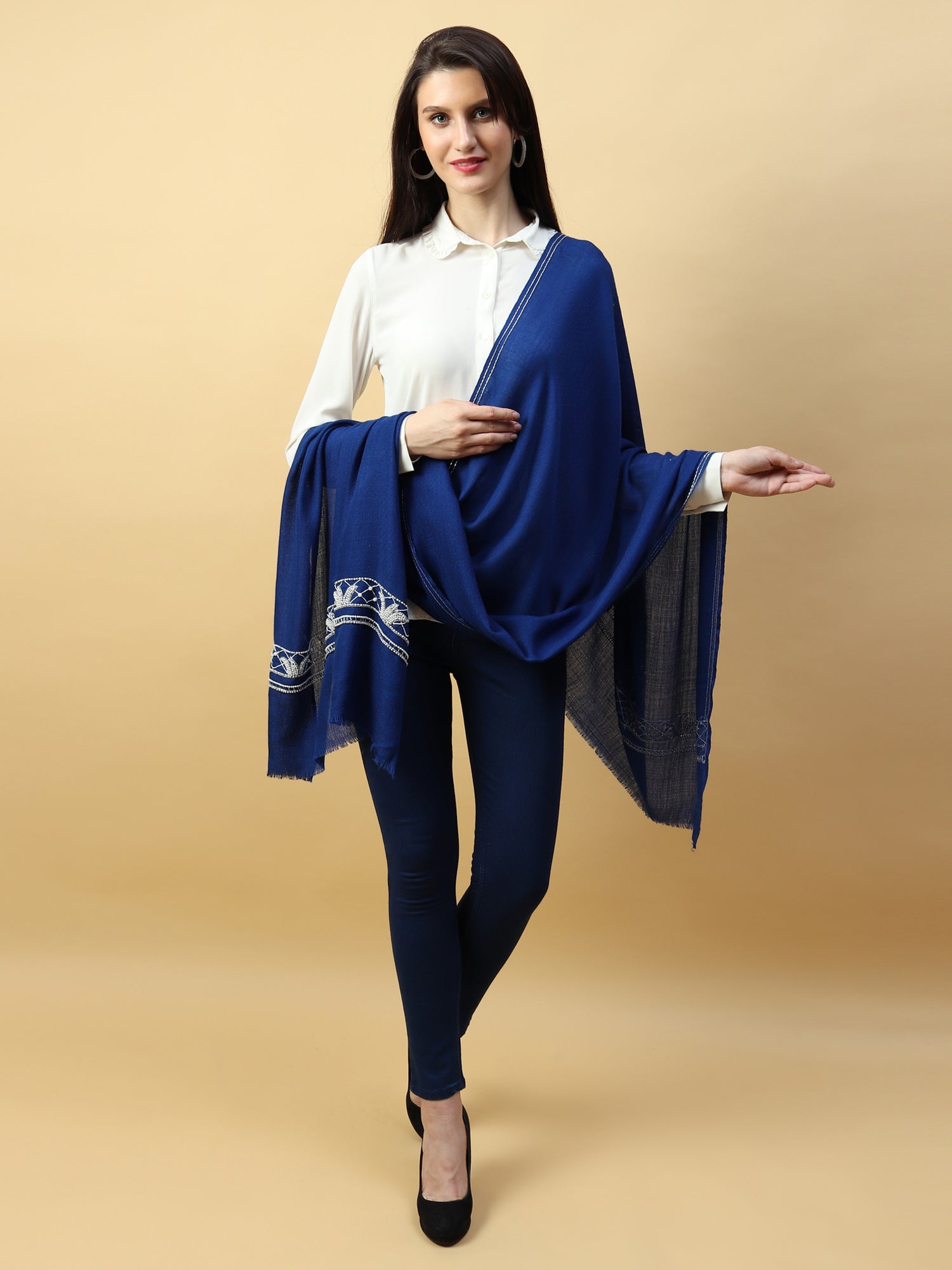 party shawls online, fancy woolen stoles 