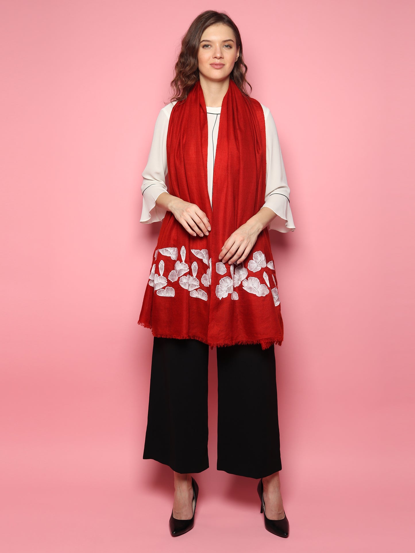 hand embroidery shawls online pashmina shawls