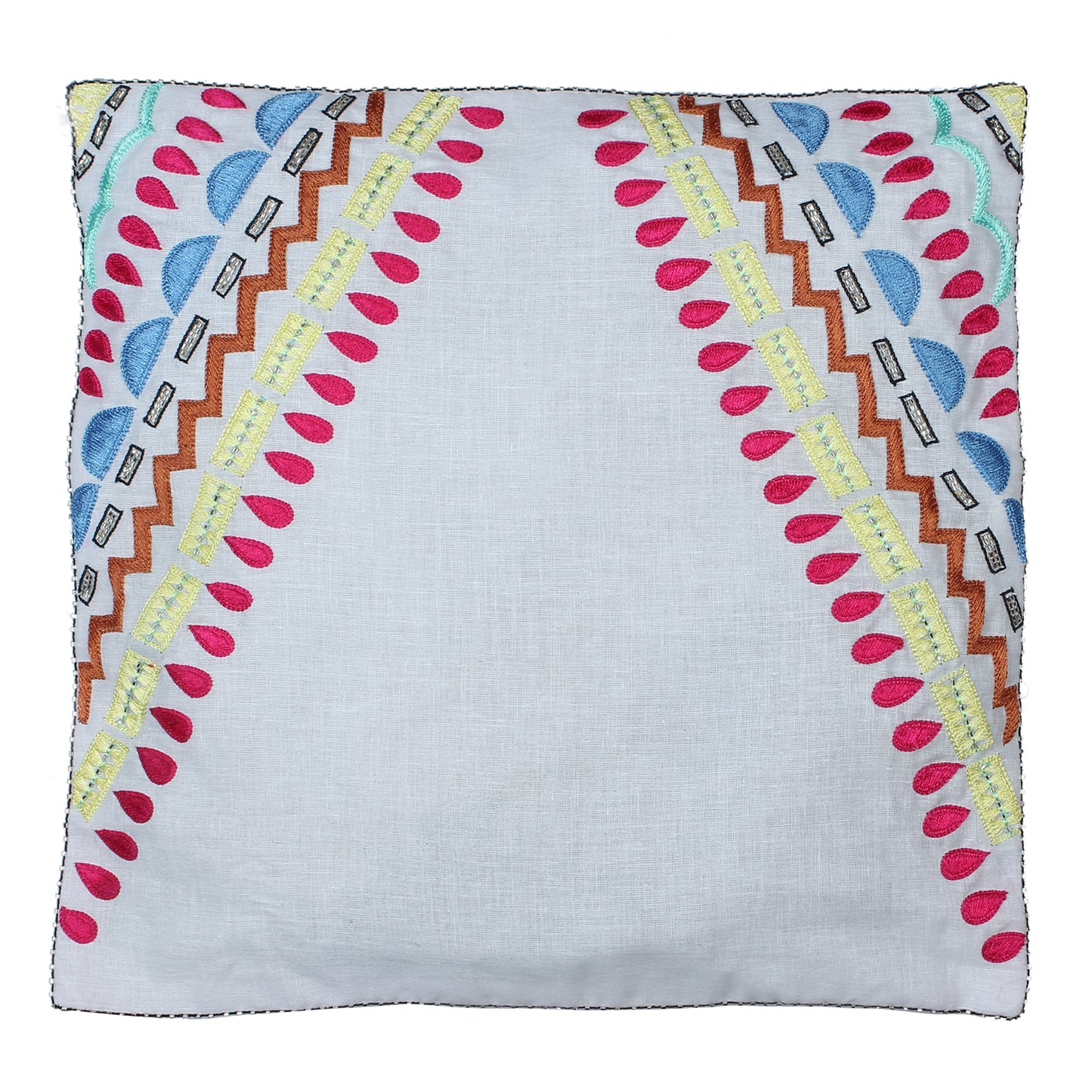 white cushion cover online, embroidered cushion covers 