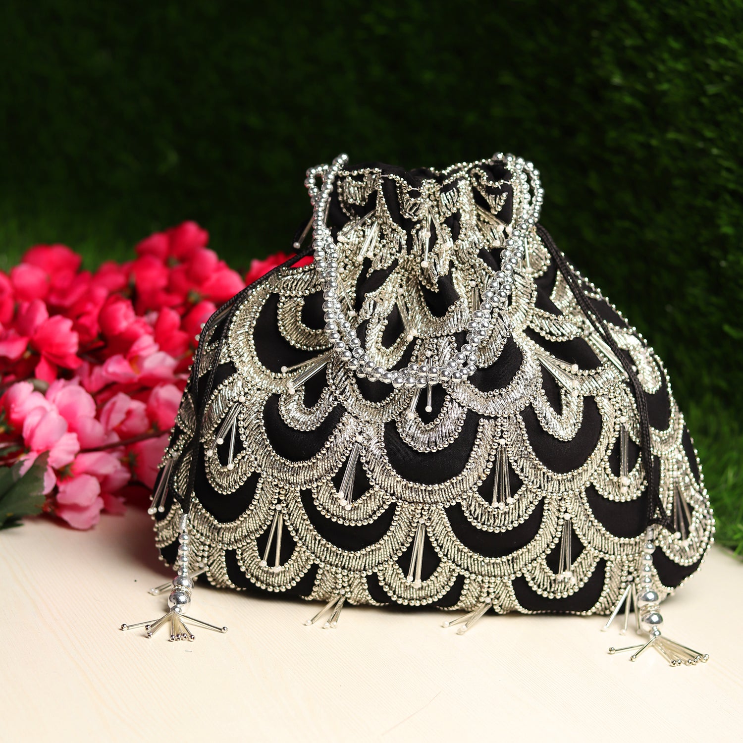 White Sequin Dinner Bag Glamorous Shiny Handbag With Chain Strap, Perfect Bride  Purse For Wedding, Prom & Party Events | SHEIN ASIA