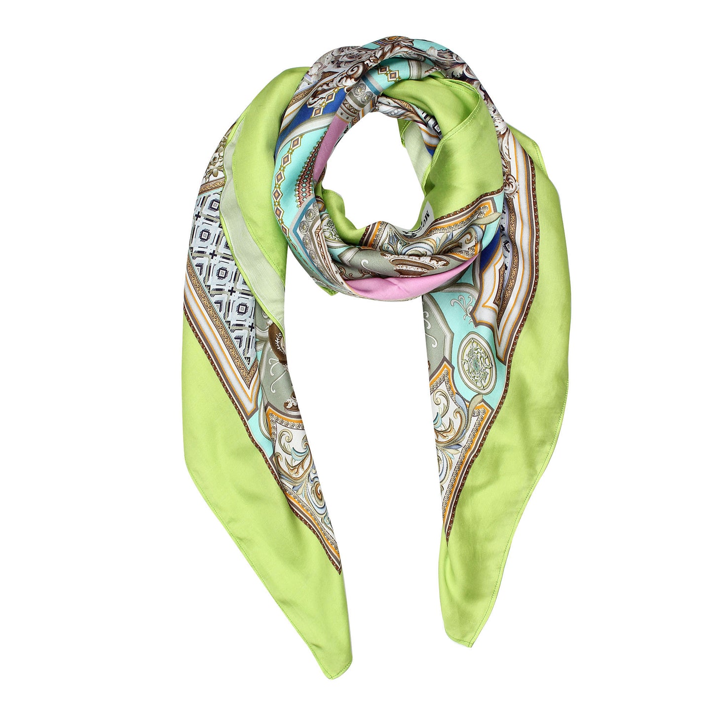 silk head scarf, neck scarf women