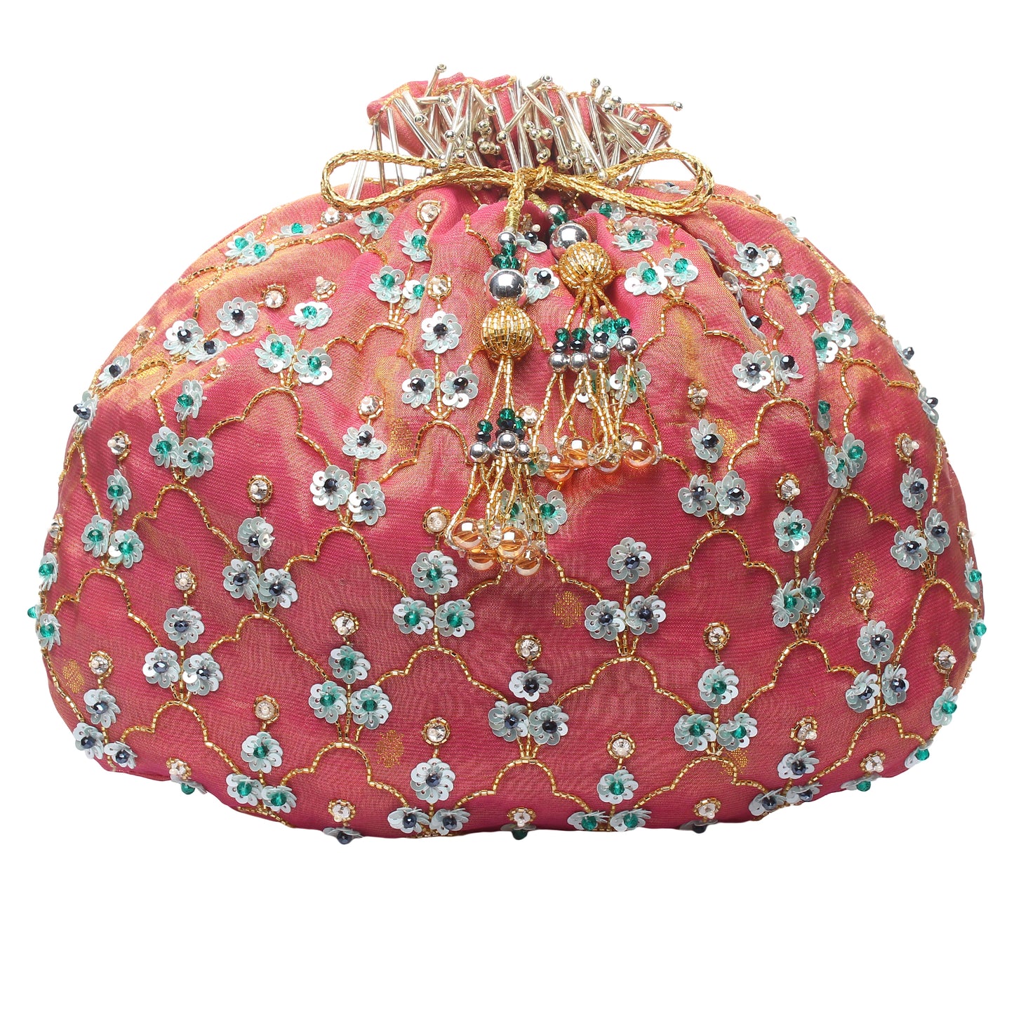 silk potlis online , silk potli bag 