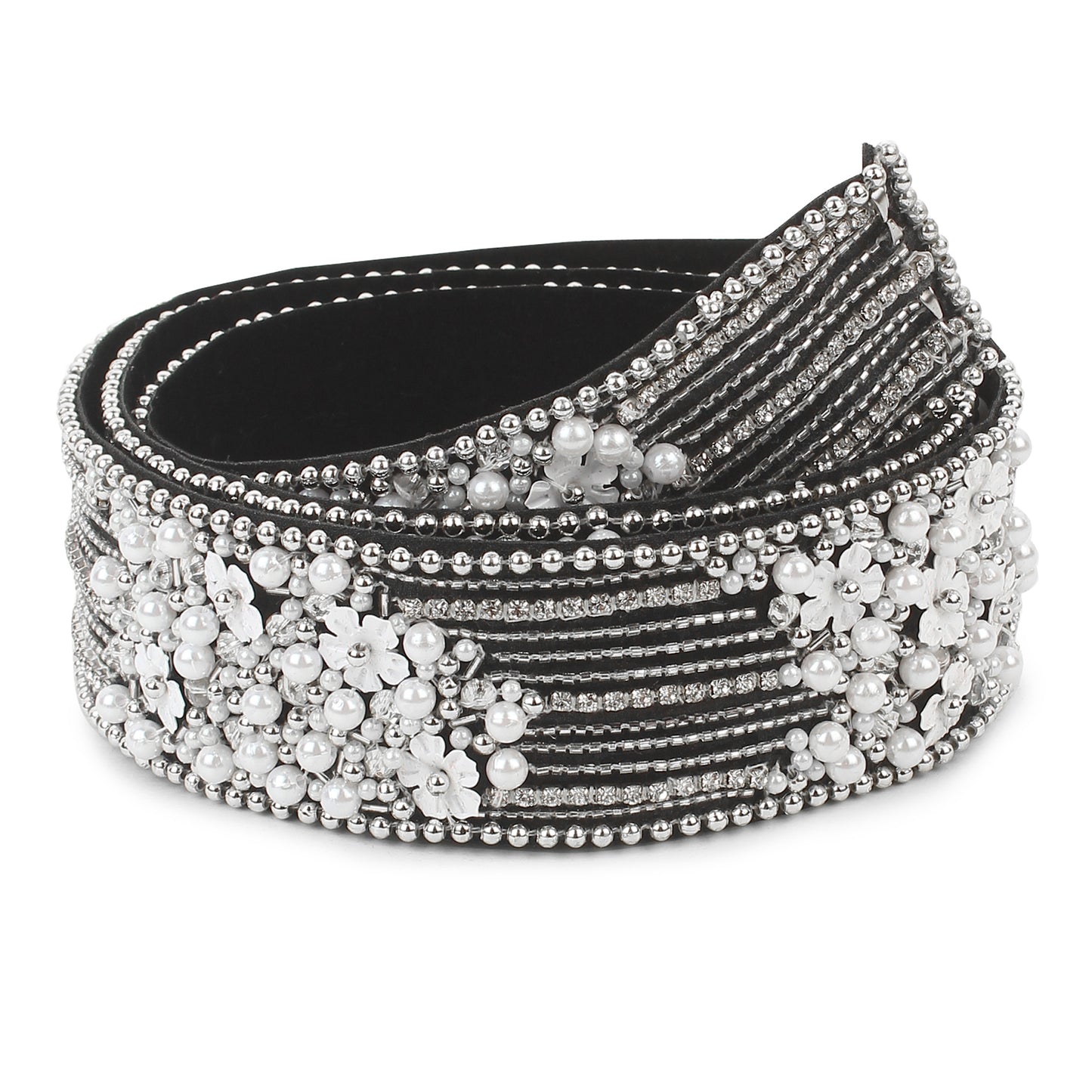 waist belt for saree online india, silver waist belt for saree